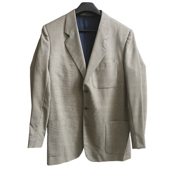 Banana Republic small houndstooth check sport coat 42L